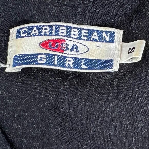 Vintage 90s Black Floral Boho Cottagecore Sleeveless Button Maxi Dress / Small - Picture 7 of 7